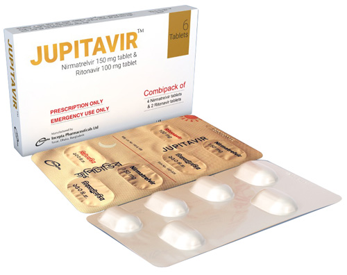 Paxlovid (Nirmatrelvir & Ritonavir) 150mg