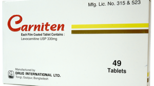 Carnitor (L-Carnitine) 330mg