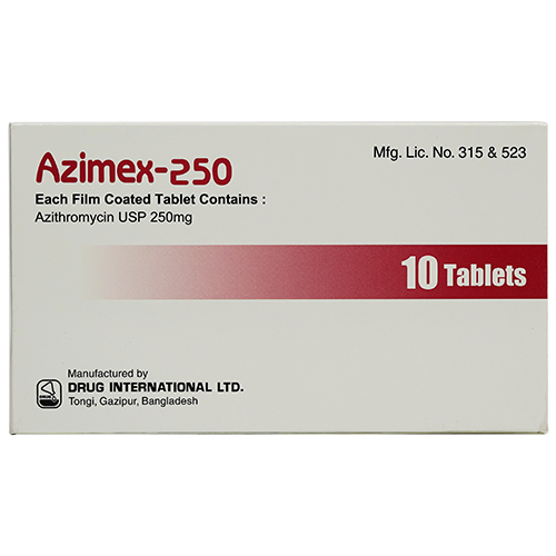 1745121671Azimex-250 Zithromax (Azithromycin) 250mg