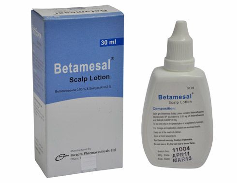 Betamesal-Scalp-Lotion Betamesal Scalp Lotion (Betamethasone & Salicylic Acid)