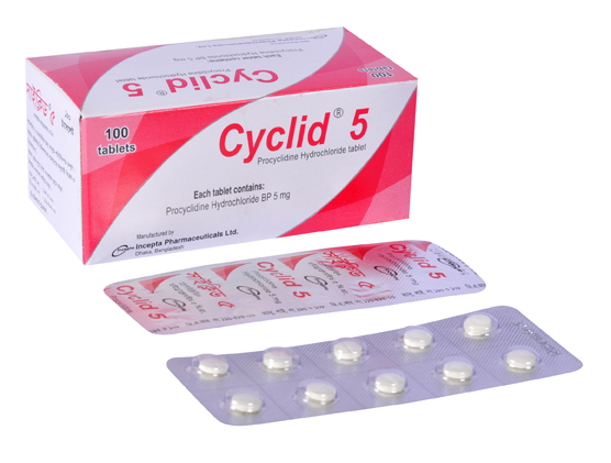 Cyclid 5 Tab Flexeril (Cyclobenzaprine) 5mg