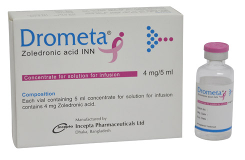 Drometa-Zolanic-Acid Zometa (Zoledronic Acid) 4mg