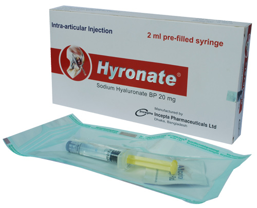 Hyronate Hyalgan (Sodium Hyaluronate) 20mg