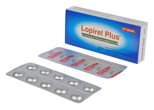Plavix Plus (Clopidogrel + Aspirin) 75mg
