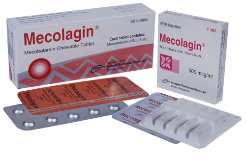 Mecolagin Methycobal (Mecobalamin) 0.5mg
