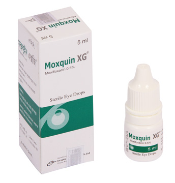Moxquin XG Eye Drops Vigamox (Moxifloxacin) 5mg