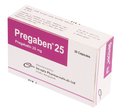 Pregaben 25 Tab Lyrica (Pregabalin) 25mg