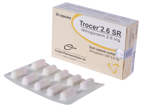 Trocer 2 6 Nitrostat (Nitroglycerin) 2.6mg