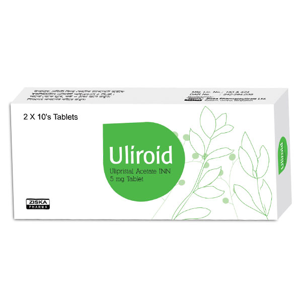uliroid-133 Esmya (Ulipristal Acetate) 5mg