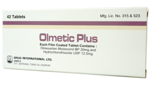 1744105000Olmetic plus Olmetec Plus (Olmesartan Medoxomil+Hydrochlorothiazide)