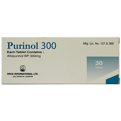 1745209319Purinol 300 Zyloric (Allopurinol) 300mg