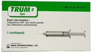 Fortaz (Ceftazidime Pentahydrate) 500mg