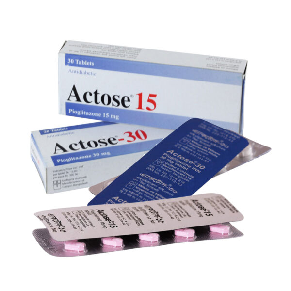 Actos (Pioglitazone) 15mg