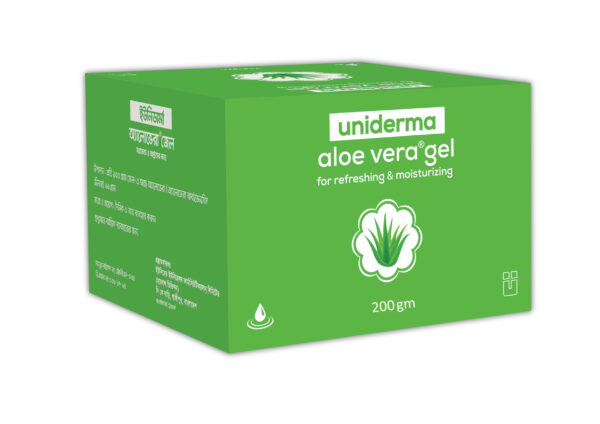Aloe-Vera-carton Uniderma (Aloe Vera Gel 100g)