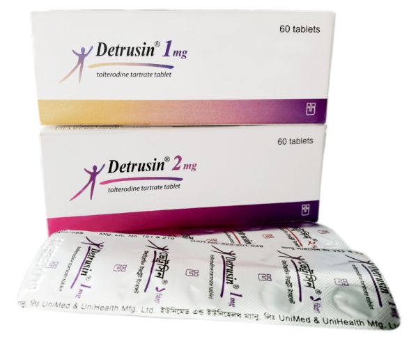 Detrol (Tolterodine Tartrate) 1mg