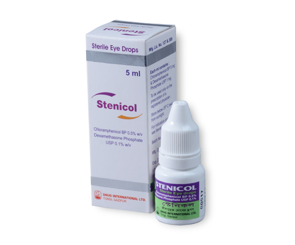 STENICOL STENICOL (Dexamethasone+Chloramphenicol) 0.1%+0.5%