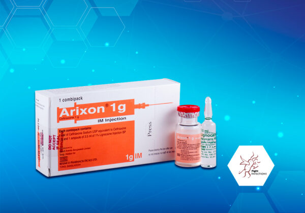Rocephin (Ceftriaxone) 1g