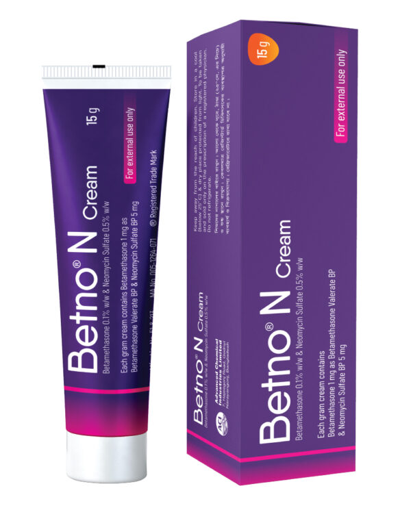 betno-n-photo Betnovate N (Betamethasone + Neomycin) 15mg