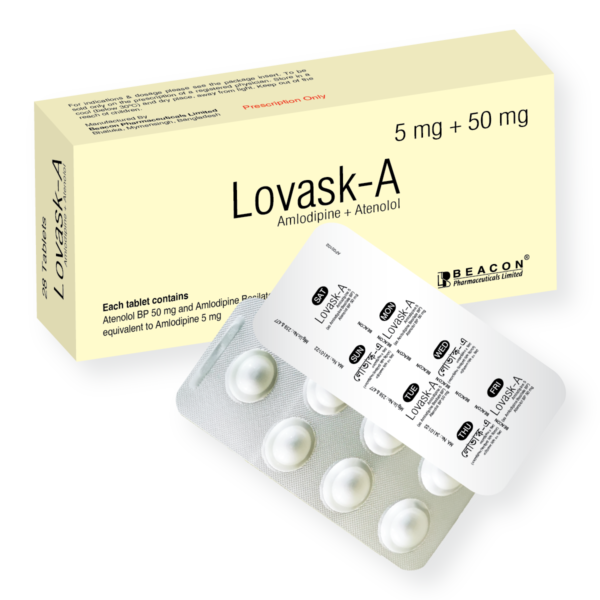 Norvasc & Tenormin (Amlodipine & Atenolol) 5mg