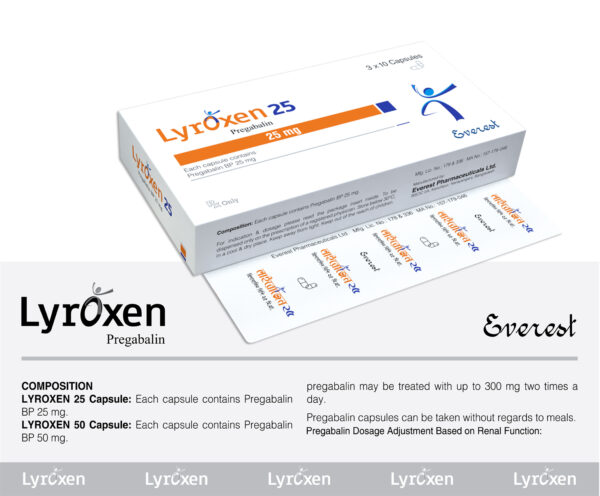 Lyrica (Pregabalin) 25mg
